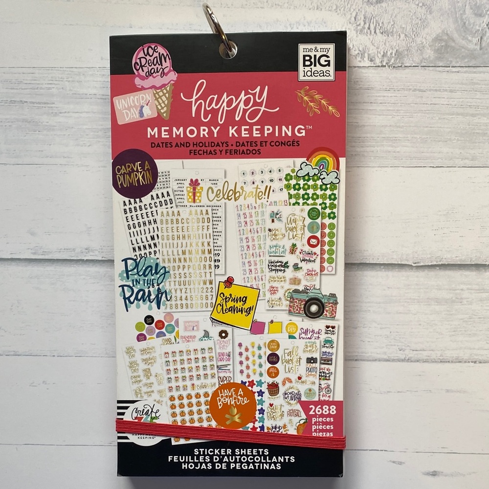 The Happy Planner Colorful Memory Keeping Sticker Bundle - Picture 8 of 13